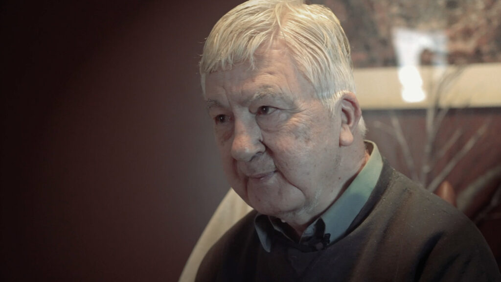 older man with white hair