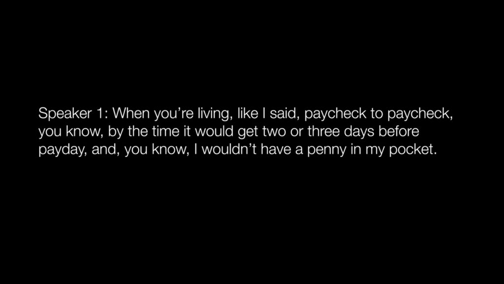 living paycheck to paycheck